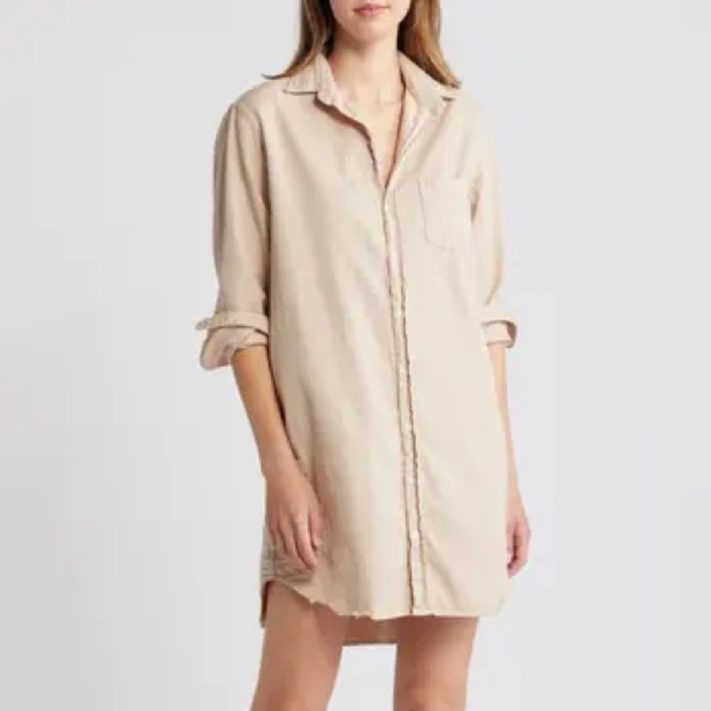 FRANK + EILEEN Mary Classic Long Sleeve Shirtdress‎